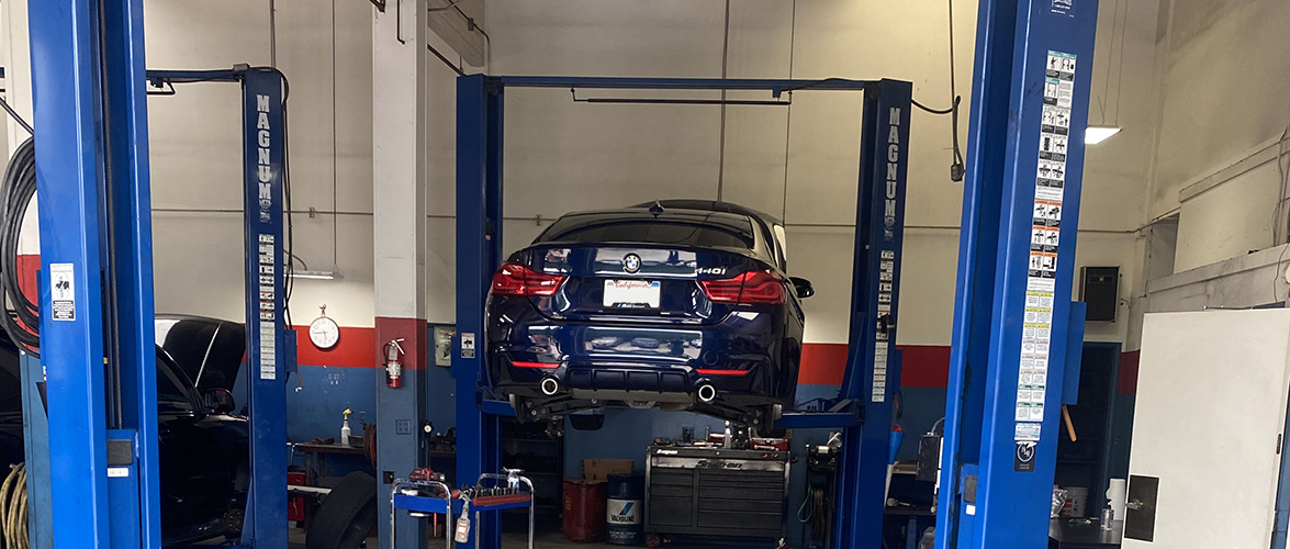 BMW Car Getting Maintenance