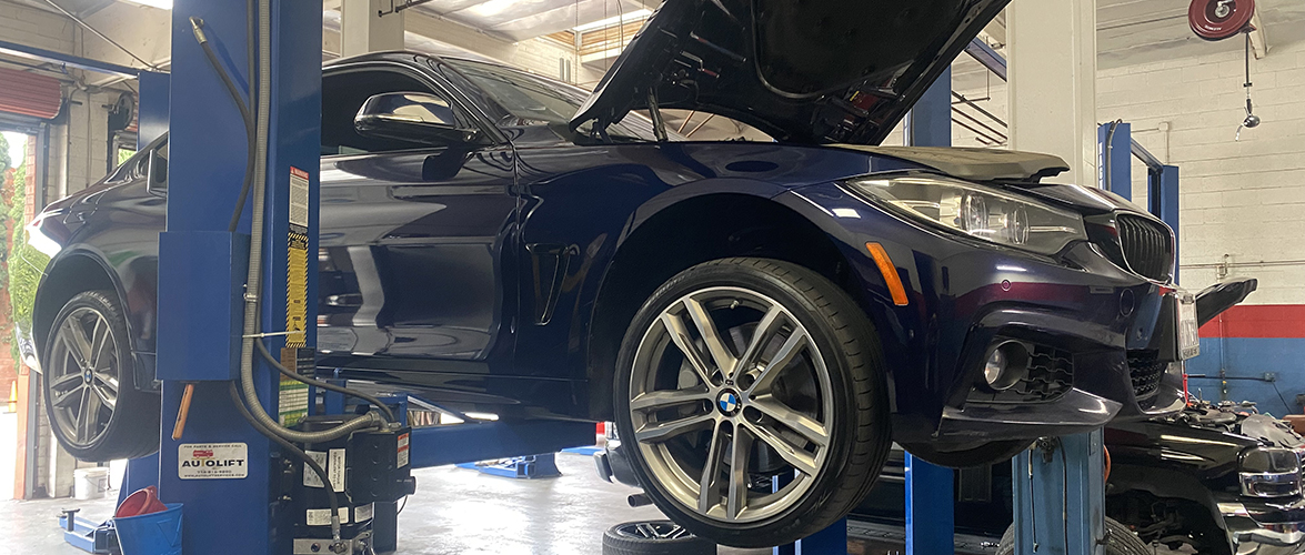 BMW Car Getting Maintenance